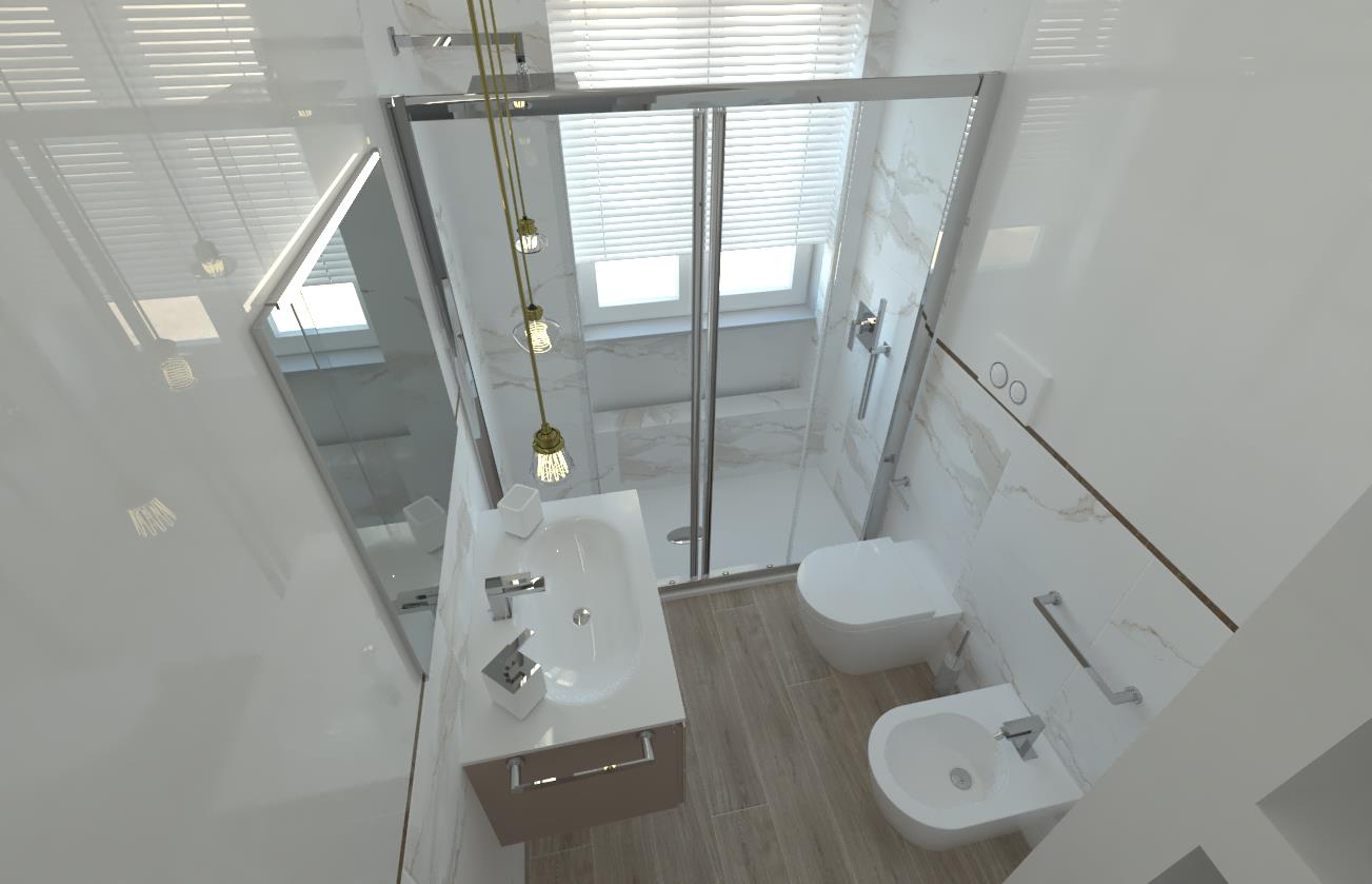 Elegante Rendering 3d Di Un Bagno Contemporaneo Con Doccia Separata E Zone  Asciutte Specchio Lavabo Ed Eleganti Accessori Da Bagno, Bagno Di Lusso,  Progettazione Del Bagno, Bagno Moderno Immagine di sfondo per